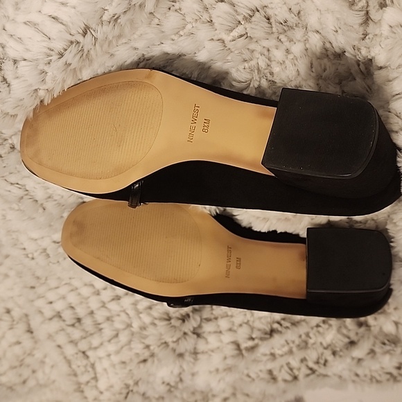 Suede Block Heels - Picture 5 of 6